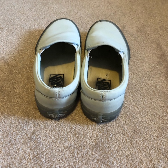 Vans Slip on Sneakers Green Size 5 - Picture 3 of 5